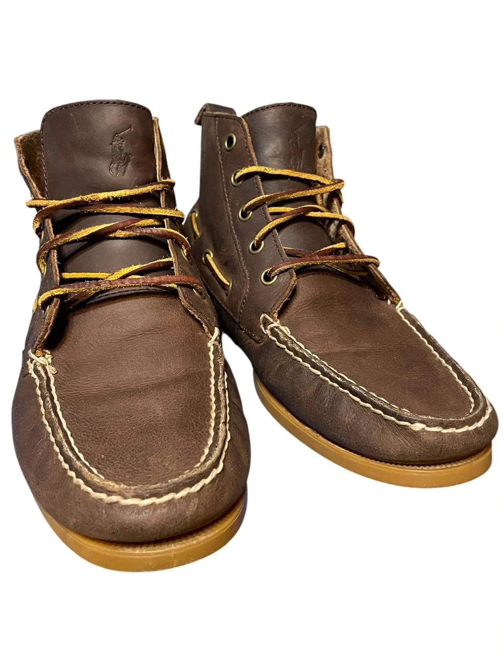 Men's Polo Ralph Lauren Barrott Leather Chukka Boots Size 9
